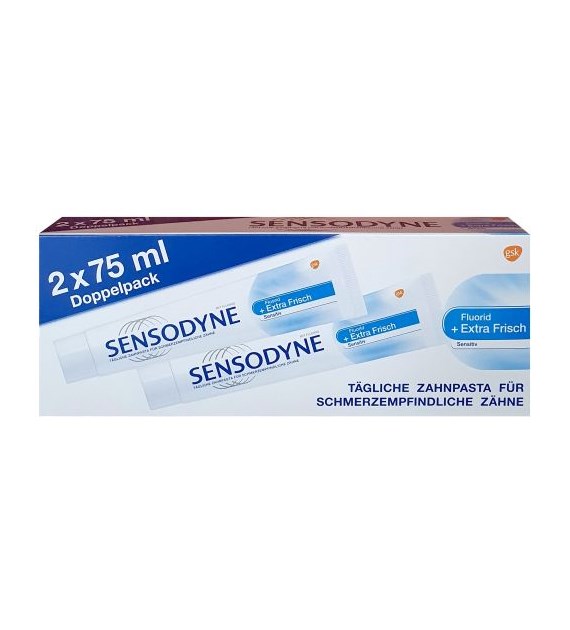 Sensodyne Extra Frisch Sensitiv Doppelpack 2x75ml