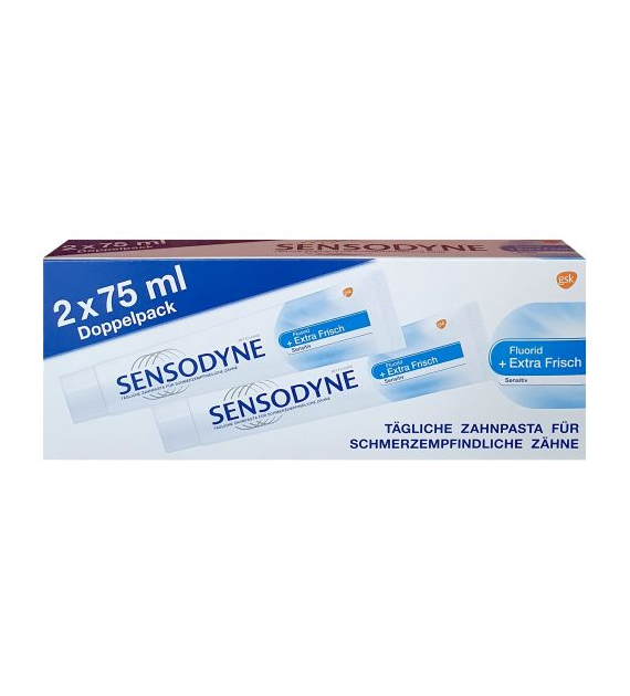 Sensodyne Extra Frisch Sensitiv Doppelpack 2x75ml
