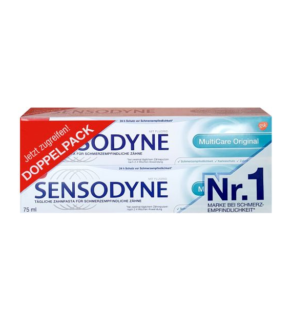 Sensodyne MultiCare Original Doppelpack 2x75ml