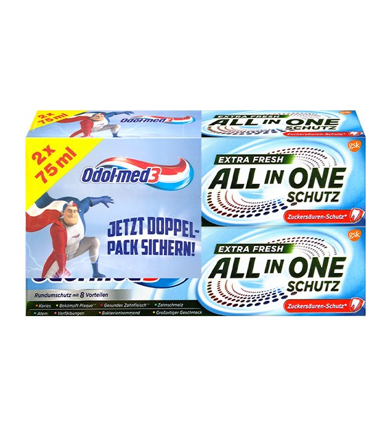 Odol-med3 All in One Doppelpack 2x75ml