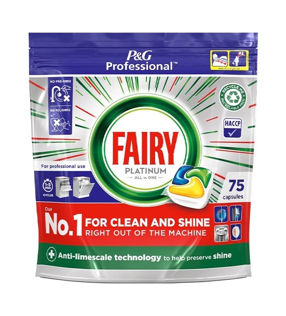Fairy Professional Platinum All in One 75szt 1,1kg
