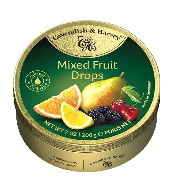 C&H Mixed Fruit Drops z Gruszką 200g