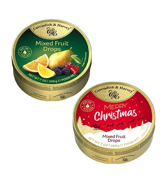 C&H Mixed Fruit Drops z Gruszką 200g