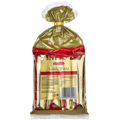 Schluckwerder Marzipan-Brote Red/Gold 4x25g