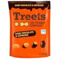 Treets Peanuts Dark Chocolate and Espresso 140g