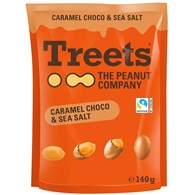 Treets Peanuts Caramel Choco Sea Salt 140g