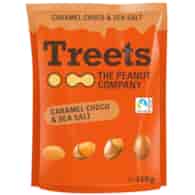 Treets Peanuts Caramel Choco Sea Salt 140g