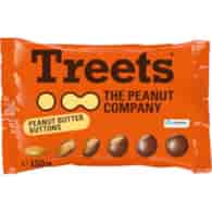 Treets Peanut Butter Buttons 150g