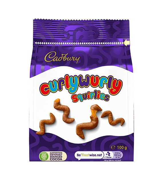 Cadbury Curlywurly Squirlies 100g