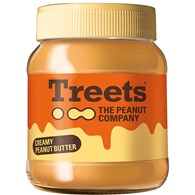 Treets Creamy Peanut Butter 340g