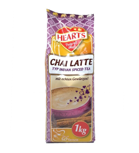 Hearts Chai Latte Indian Spiced Tea 1kg