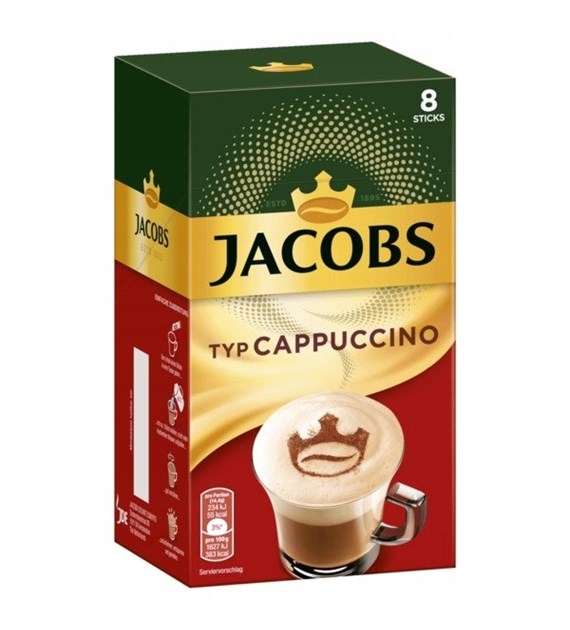 Jacobs Cappuccino Stics 8szt 115g