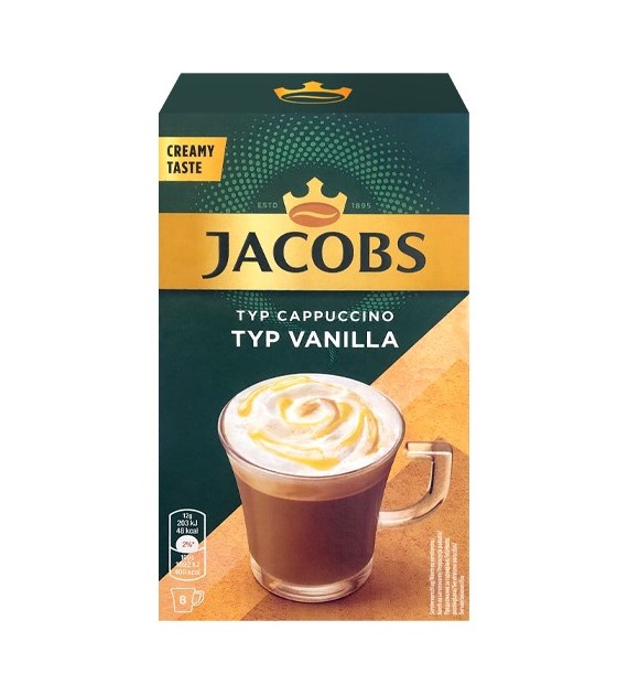 Jacobs Cappuccino Vanilla Saszetki 8szt 96g