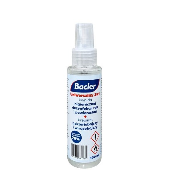 Bacler Płyn do Dezynfekcji Uniwersalny 70% 100ml