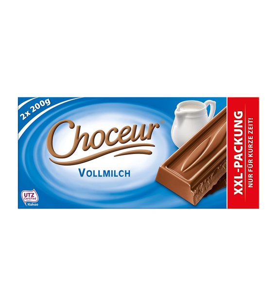 Choceur Vollmilch Czekolada 2x200g