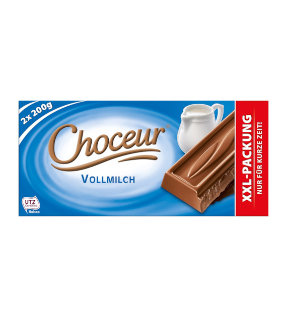Choceur Vollmilch Czekolada 2x200g