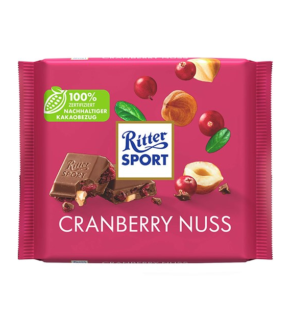 Ritter Sport Cranberry Nuss Czekolada 100g