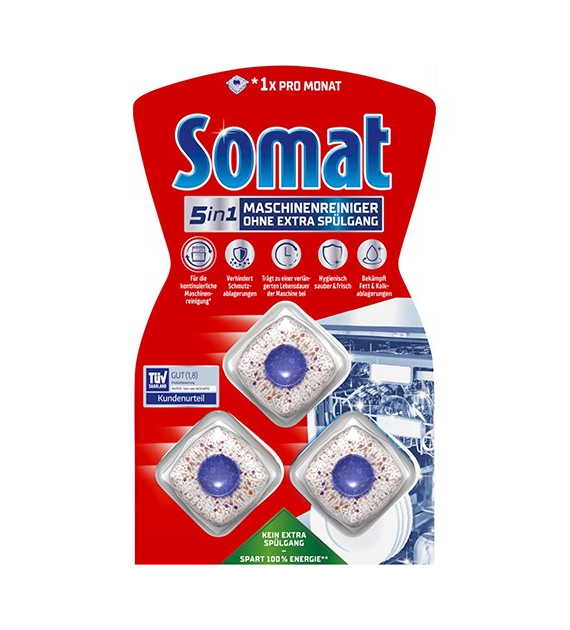 Somat 5in1 Maschinenreiniger Tabs 3szt 57g