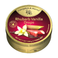 C&H Rhubarb Vanilla Drops 200g