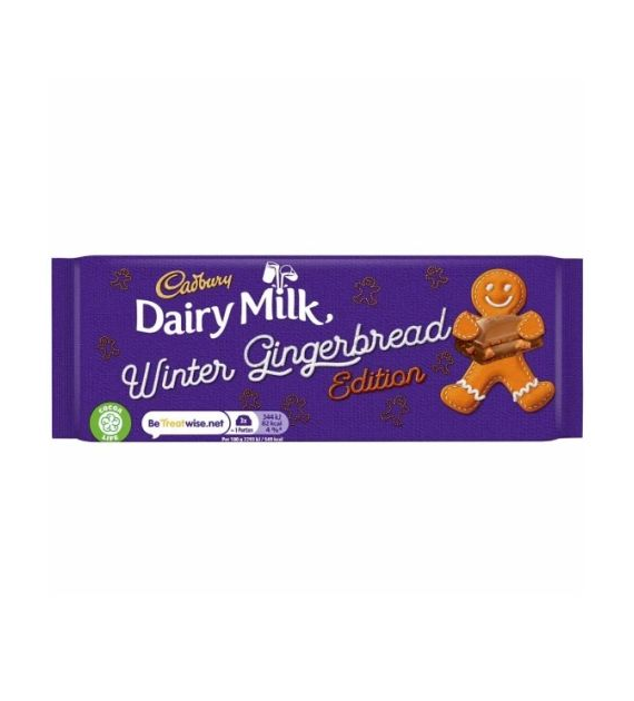 Cadbury Dairy Milk Winter Gingerbread Czeko 120g