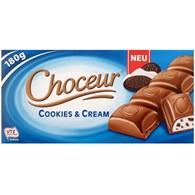 Choceur Cookies & Cream Czekolada 185g