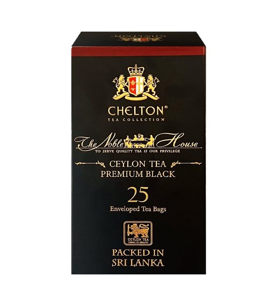 Chelton Premium Black Ceylon Tea Herbata 25szt 50g