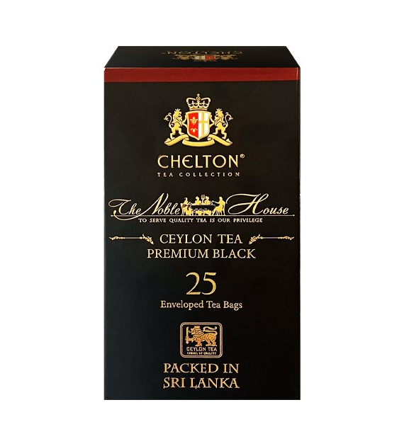 Chelton Premium Black Ceylon Tea Herbata 25szt 50g
