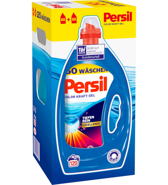 Persil Color Gel 2x60p 120p 2x3L 6L