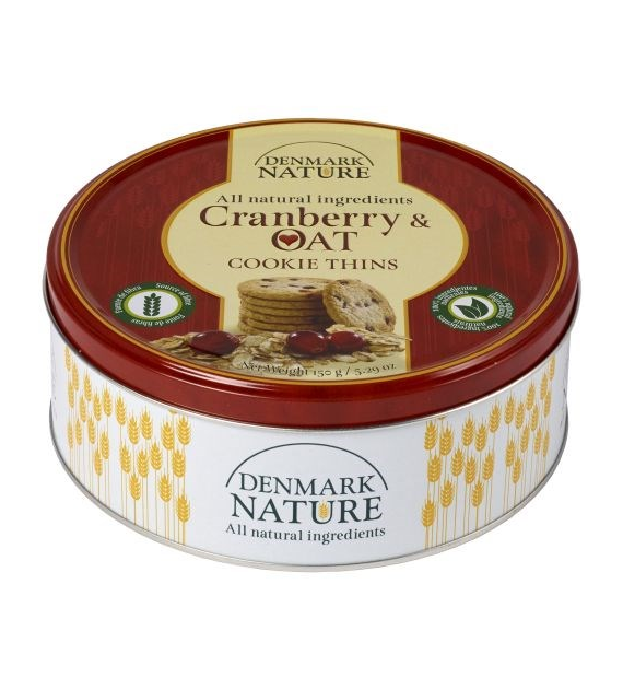 Denmark Nature Cranberry & Oat Cookie Thins 150g