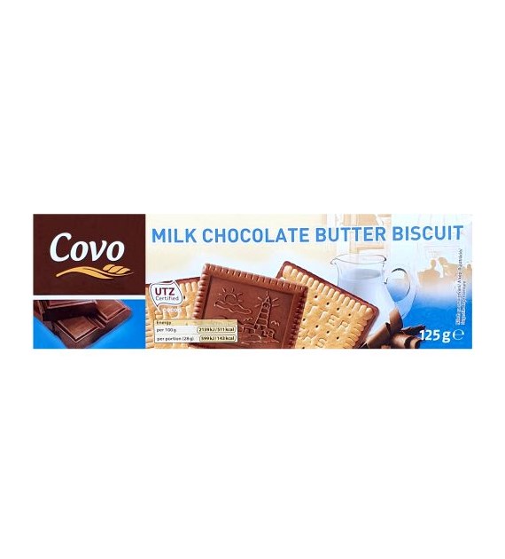 Covo Milk Chocolate Butter Biscuit Pieczątka 125g