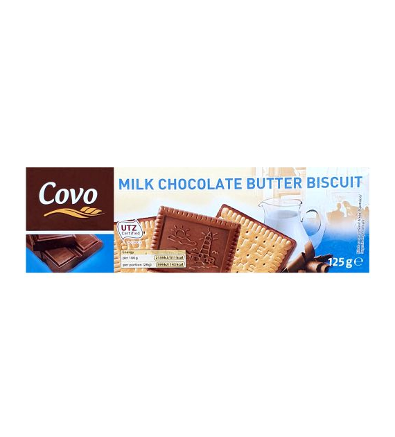 Covo Milk Chocolate Butter Biscuit Pieczątka 125g