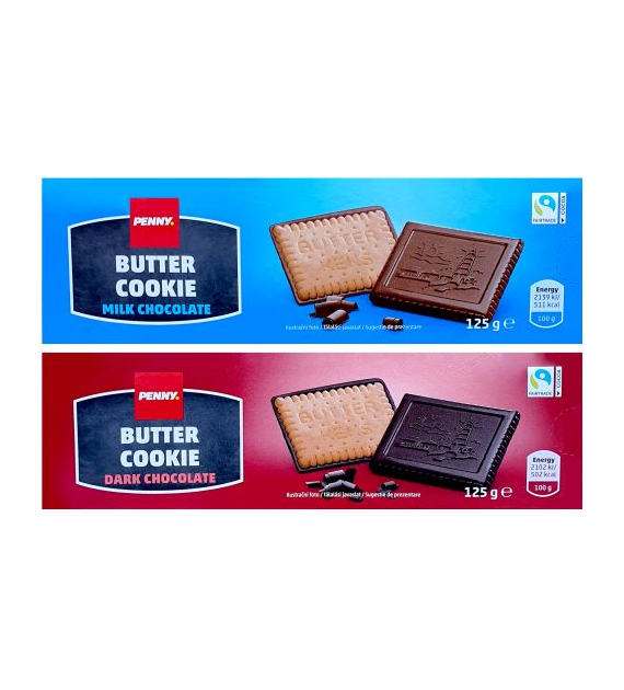 Penny Butter Cookie Milk / Dark Pieczątka 125g