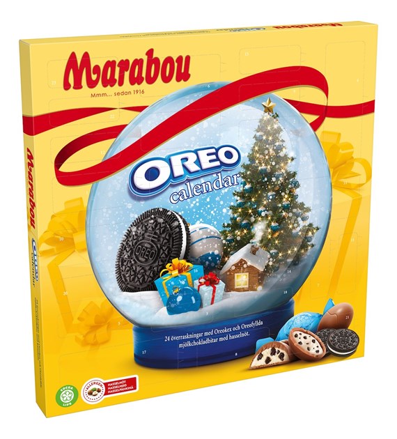 Marabou Oreo Calendar Kalendarz 286g