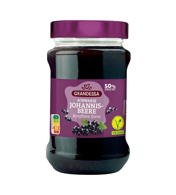 Grandessa Schwarze Johannisbeere Konfiture 450g