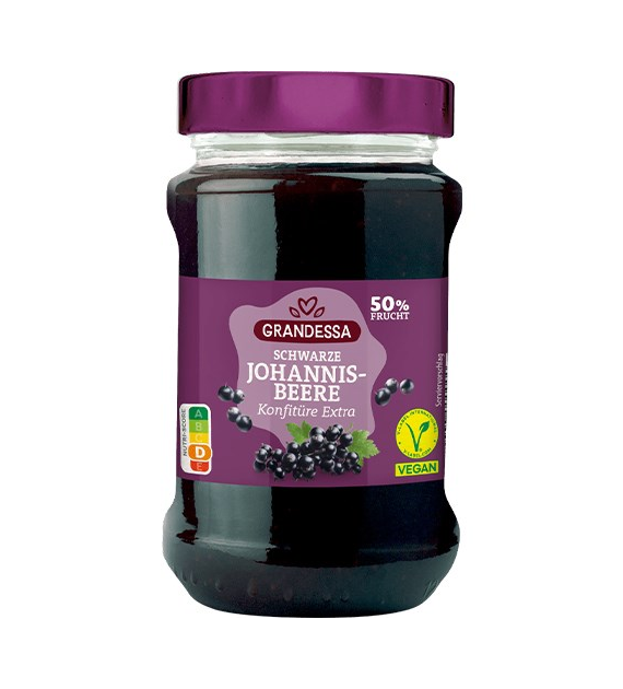Grandessa Schwarze Johannisbeere Konfiture 450g