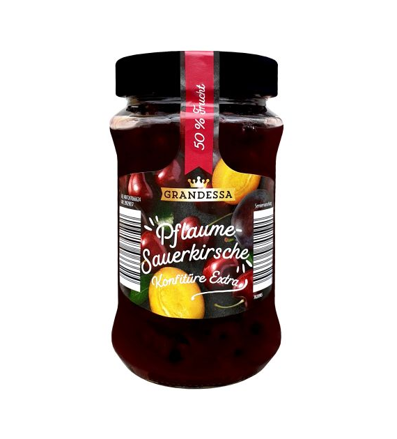Grandessa Pflaume-Sauerkirsche Konfiture 450g