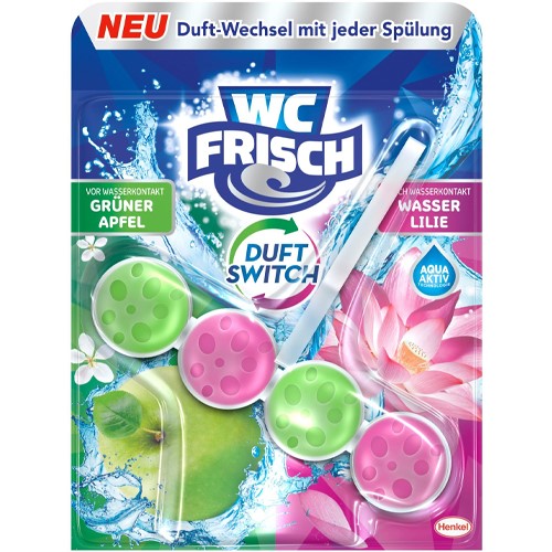 WC Frisch Gruner Apfel Wasser Lilie WC Zawiesz 50g