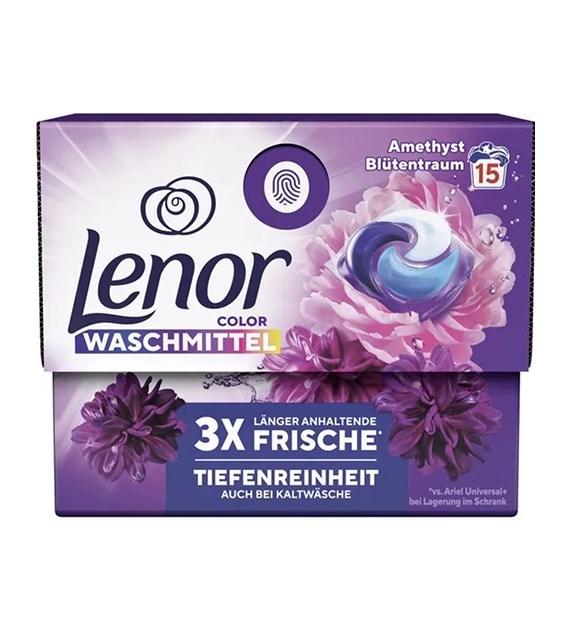Lenor 3X Color Amethyst Pods 15p 301g