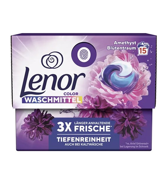 Lenor 3X Color Amethyst Pods 15p 301g