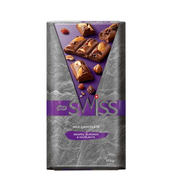 Nestle Swiss Milk Raisins Almonds Hazelnuts 170g