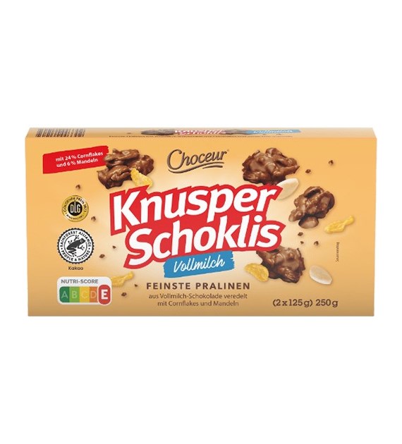 Choceur Knusper Schoklis Vollmilch 250g