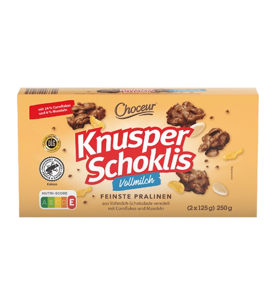 Choceur Knusper Schoklis Vollmilch 250g