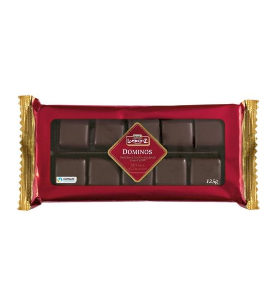 Lambertz Dominos Zartibitter Schokolade 125g