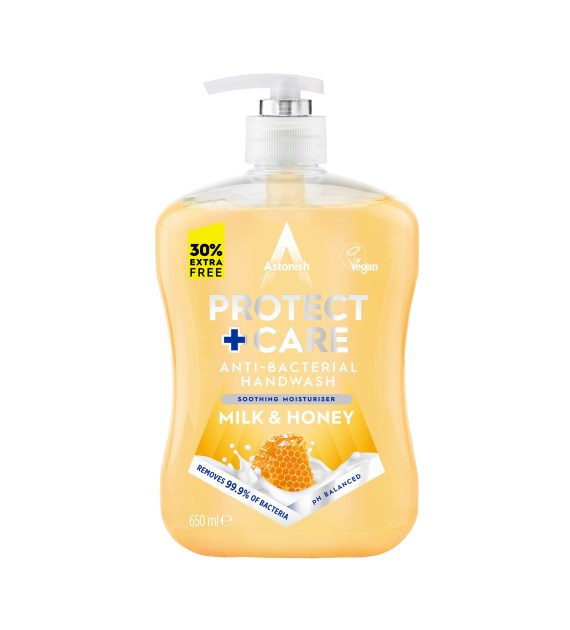 Astonish Antibacterial Handwash Milk & Honey 650ml