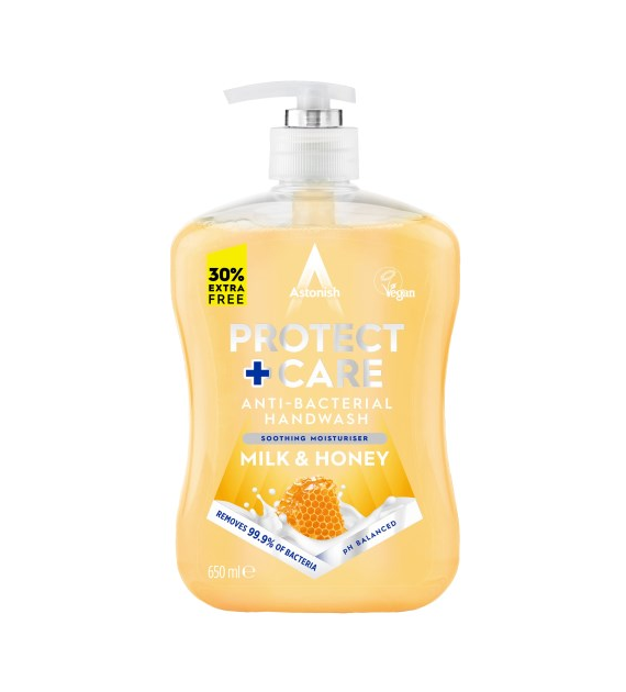 Astonish Antibacterial Handwash Milk & Honey 650ml