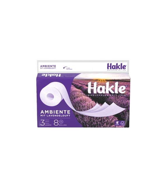 Hakle Lavendel Papier Toaletowy 3w 8szt