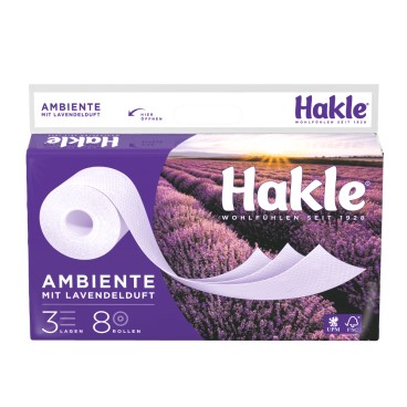 Hakle Lavendel Papier Toaletowy 3w 8szt