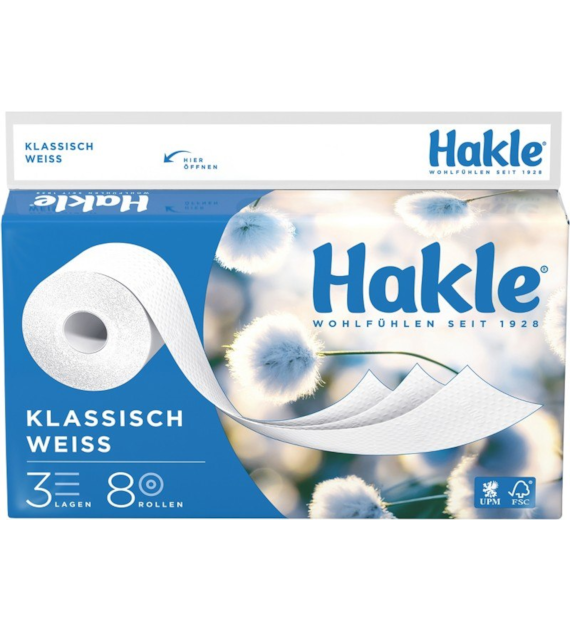 Hakle Klassisch Papier Toaletowy 3w 8szt