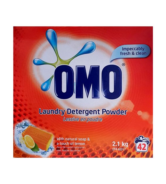 OMO Natural Soap & Lemon Proszek 42p 2,1kg