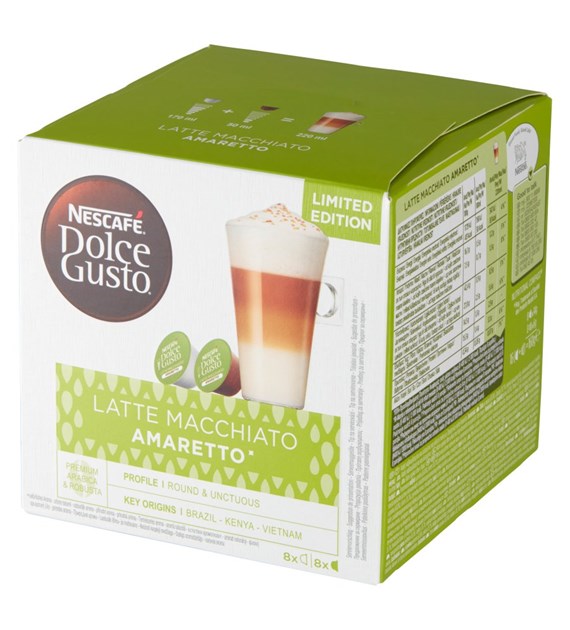 D.Gusto Latte Machiato Amaretto 8+8szt